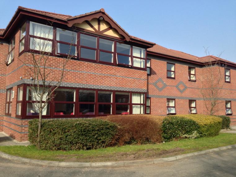 a side view external shot of the home